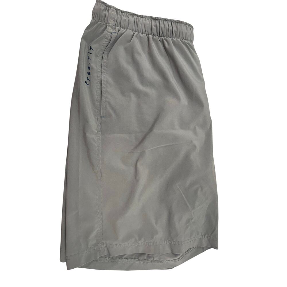 Free Fly Gray Athletic Shorts XL 8" Inseam